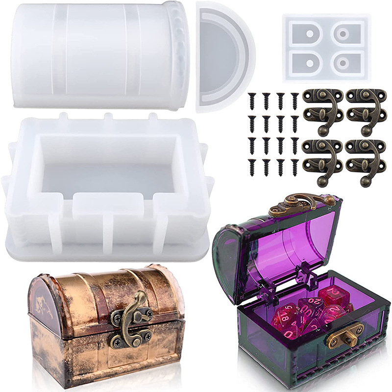 Jewelry Making Organizer - DIY Storage Box Silicone Mould Set