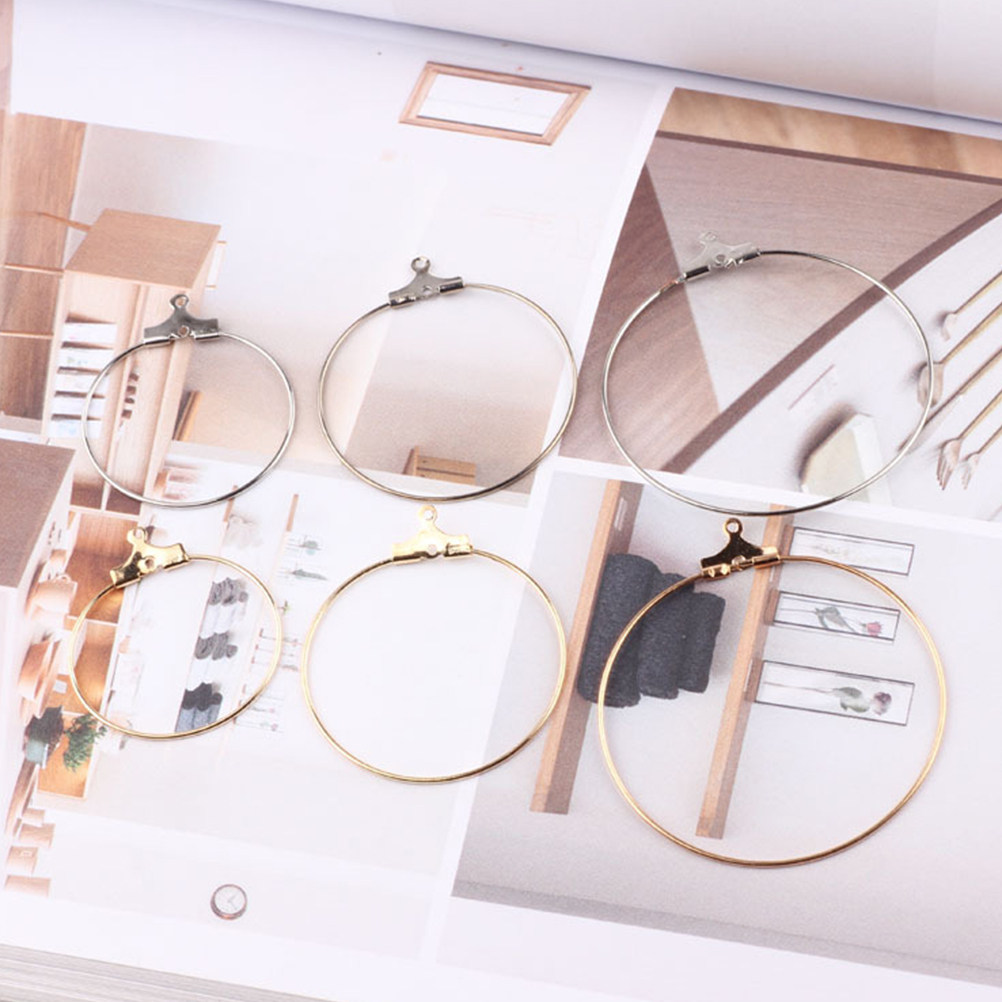 Jewelry Making Store - 20Pcs Copper Earring Hoops DIY Jewelry