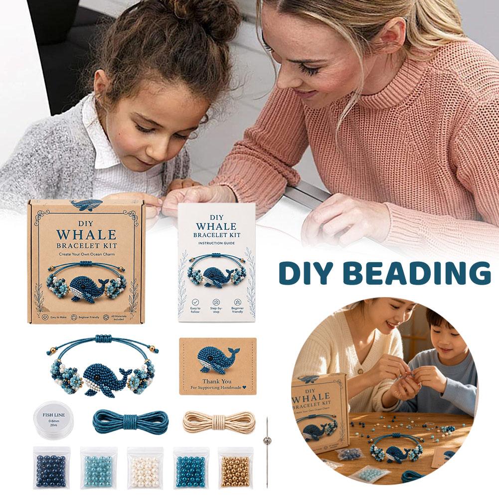 Jewelry Making With Beads - DIY Beaded Bracelet Making Kit Cute