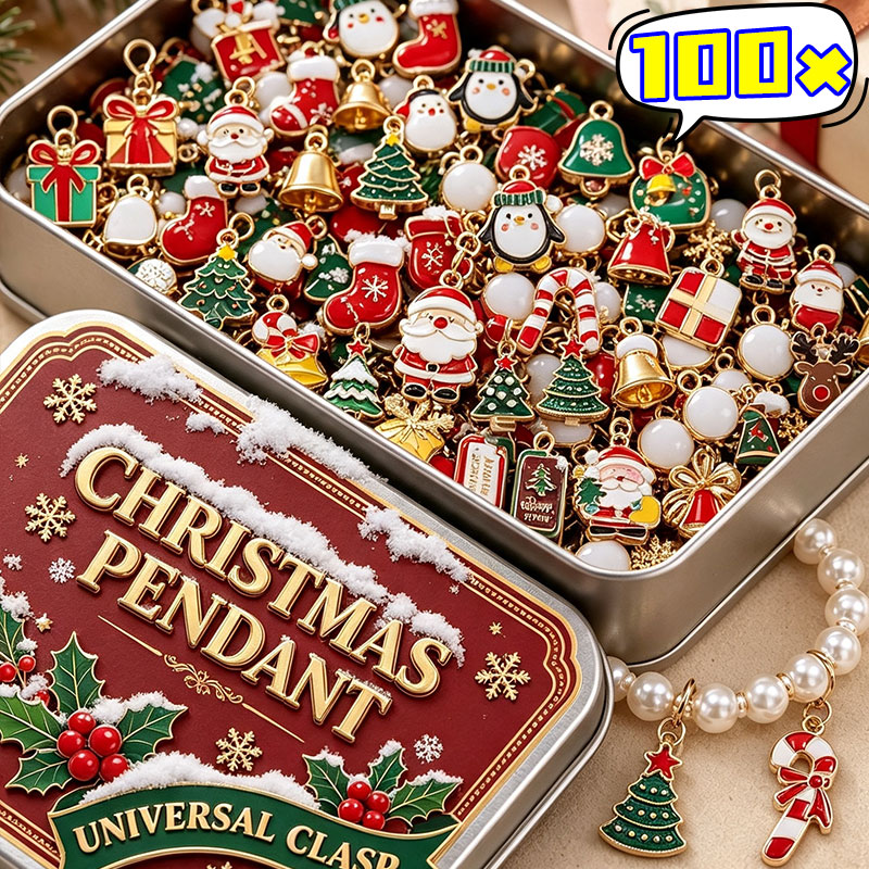 Jewelry Making Organizer - Christmas Keychains Pendants DIY Mixed Jewelry