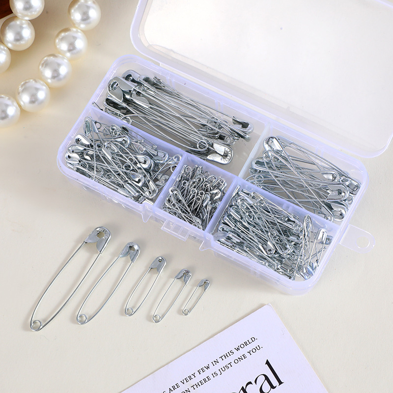 Silver Safety Pins Kit With St - đánh giá và giá Jewelry Making Organizer