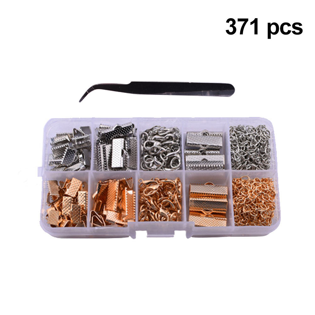 371Pcs Gold Necklace Buckle Je - đánh giá và giá Jewelry Making Tool Kit