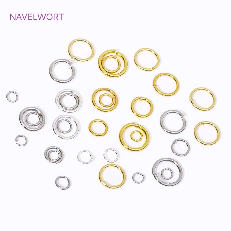 14K/18K Gold Plated Split Ring - đánh giá và giá Jewelry Making Closed Jump Rings