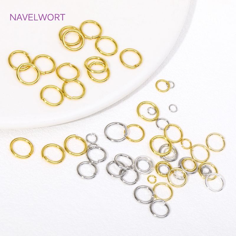14K/18K Gold Plated Split Ring - đánh giá và giá Jewelry Making Closed Jump Rings