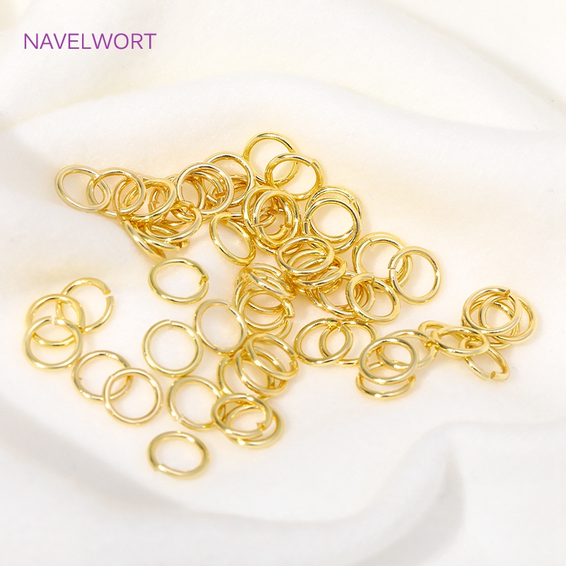 14K/18K Gold Plated Split Ring - đánh giá và giá Jewelry Making Closed Jump Rings