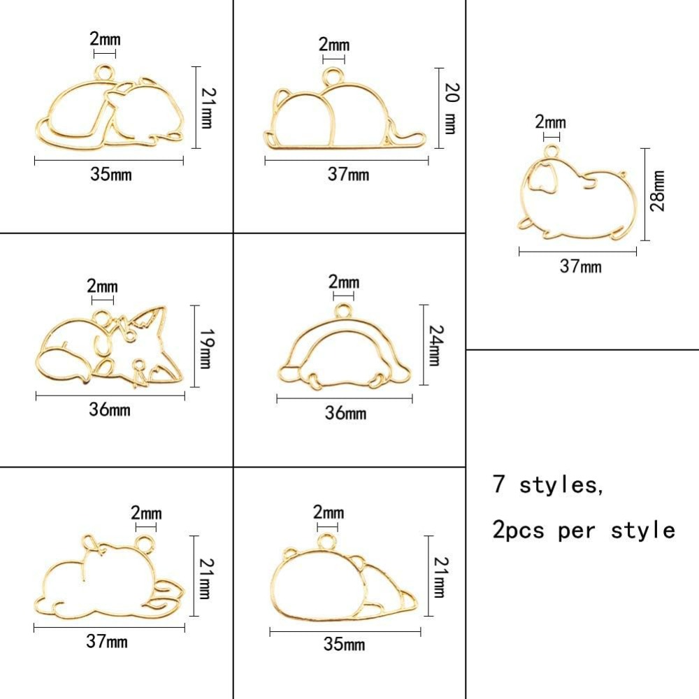 14pcs Hibernator Theme Open Be - đánh giá và giá Jewelry Making Loops