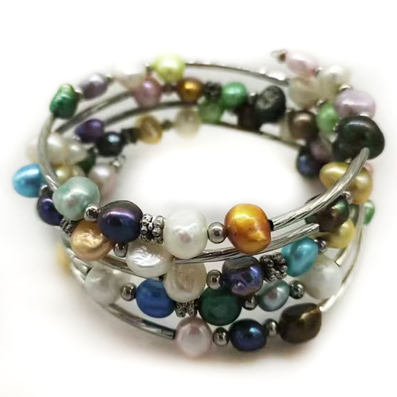 33 Inches 7-8mm Purple Memory  - đánh giá và giá Memory Wire Bracelet