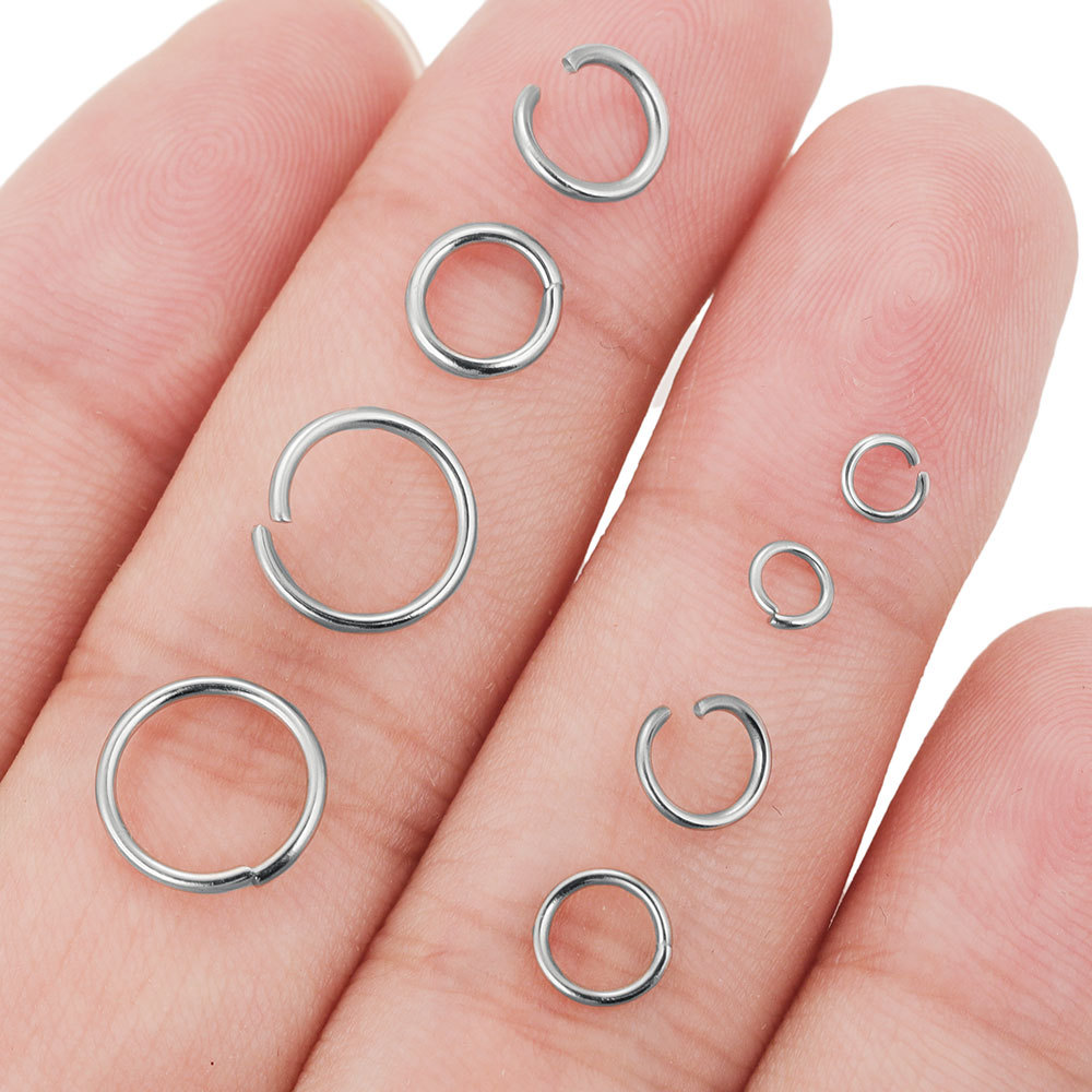 1200pcs Stainless Steel Jump R - đánh giá và giá Jewelry Making Closed Jump Rings