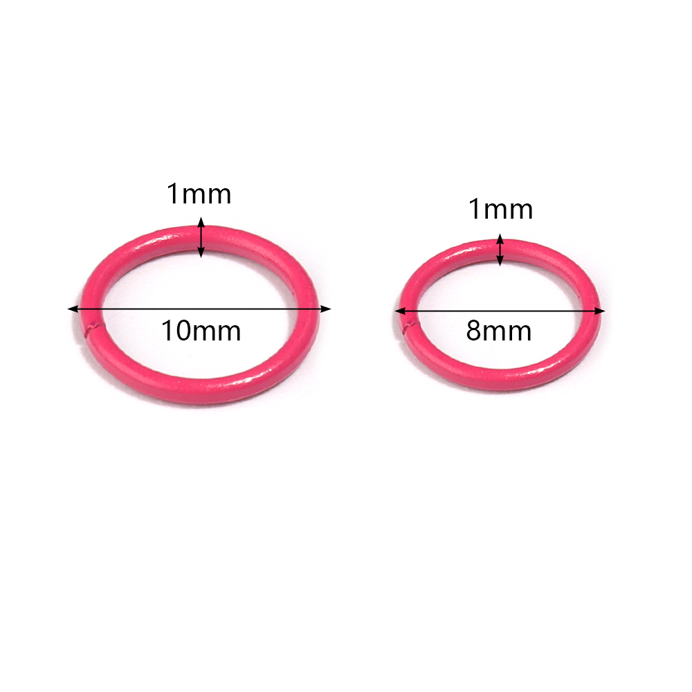 50pcs 8/10mm Iron Split Ring O - đánh giá và giá Jewelry Making Closed Jump Rings