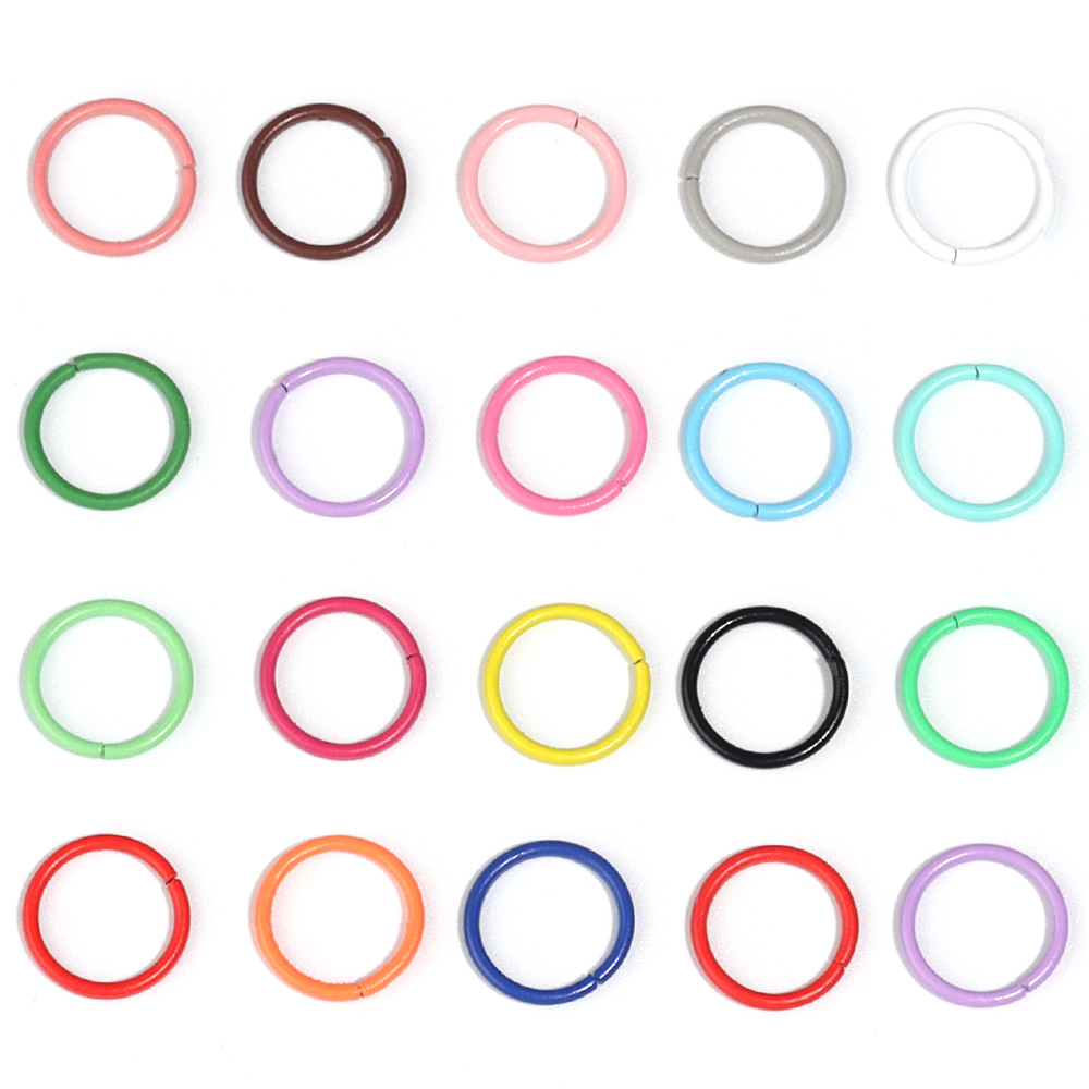50pcs 8/10mm Iron Split Ring O - đánh giá và giá Jewelry Making Closed Jump Rings