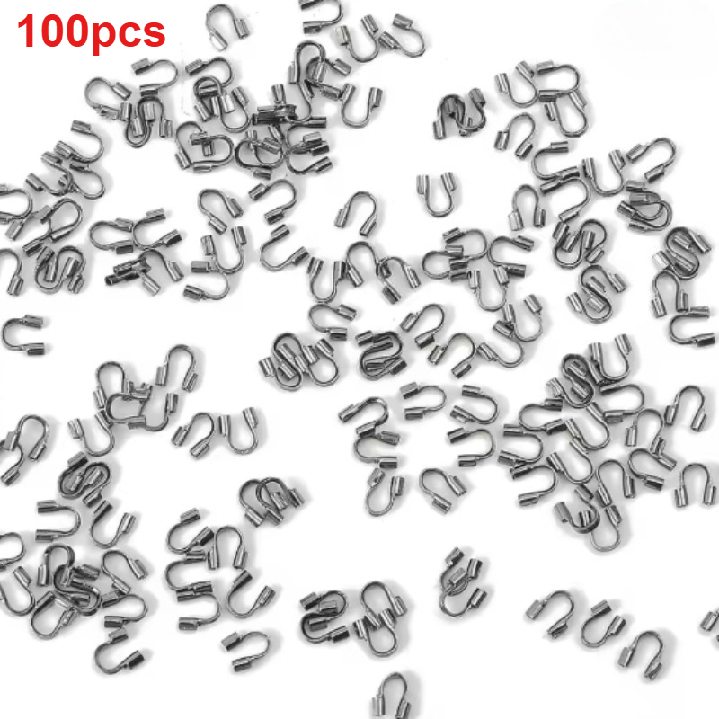100pcs 4x4.5mm Wire Protectors - đánh giá và giá Jewelry Making Loops