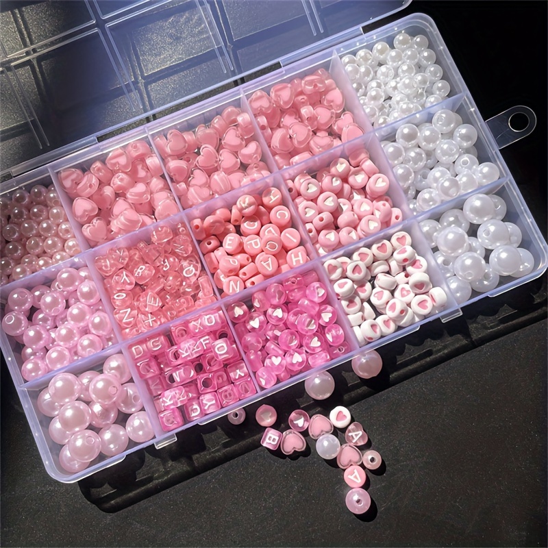 10-Piece Pink Alphabet Box, Ac - đánh giá và giá Jewelry Making Organizer