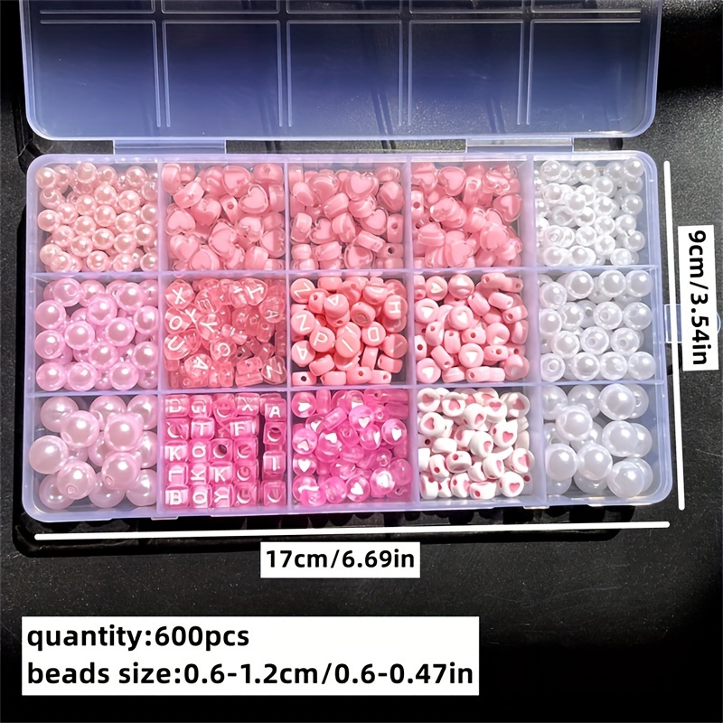 10-Piece Pink Alphabet Box, Ac - đánh giá và giá Jewelry Making Organizer