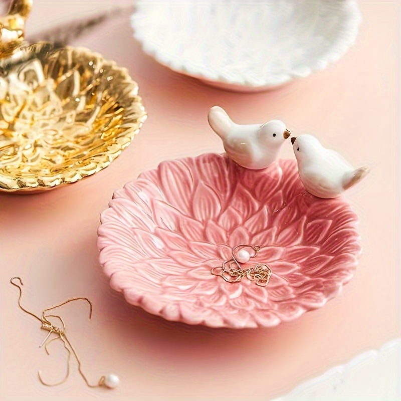 New Cute Bird Dim Sum Ceramic  - đánh giá và giá Jewelry Making Desk