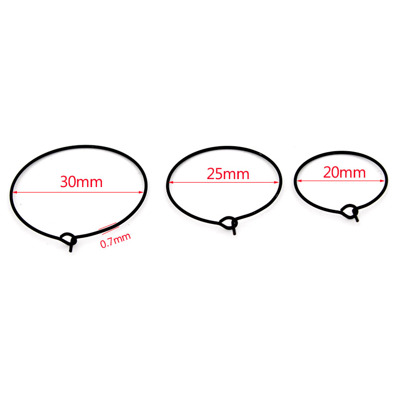 20Pcs 20mm 25mm 30mm Stainless - đánh giá và giá Jewelry Making Loops