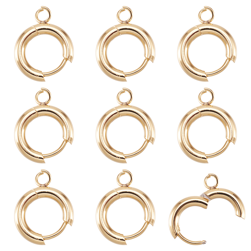 10pcs 201 Stainless Steel Hugg - đánh giá và giá Jewelry Making Loops