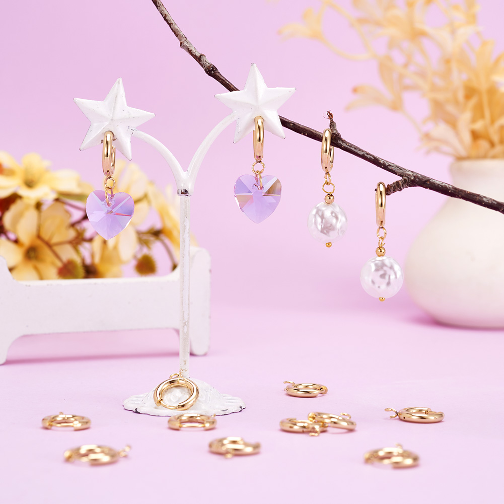 10pcs 201 Stainless Steel Hugg - đánh giá và giá Jewelry Making Loops