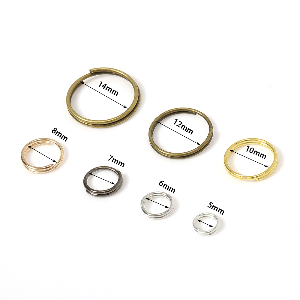200pcs 5-14mm Key Ring Double  - đánh giá và giá Jewelry Making Loops