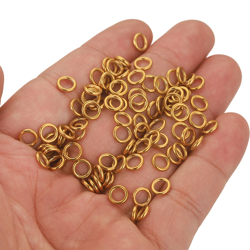 50pcs Stainless Steel Closed J - đánh giá và giá Jewelry Making Closed Jump Rings