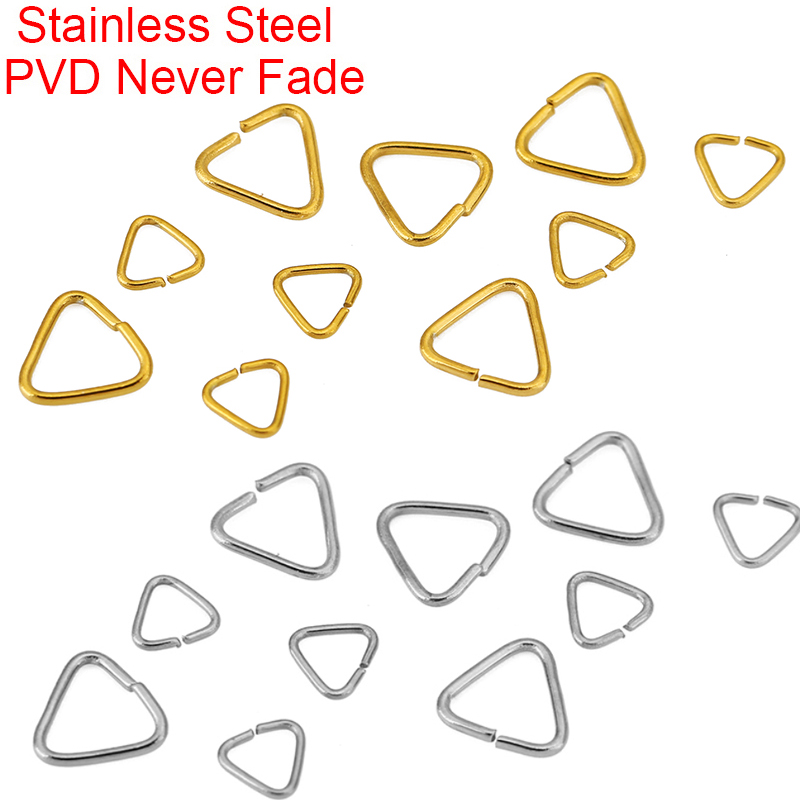 50pcs 5mm 8mm Stainless Steel  - đánh giá và giá Jewelry Making Closed Jump Rings