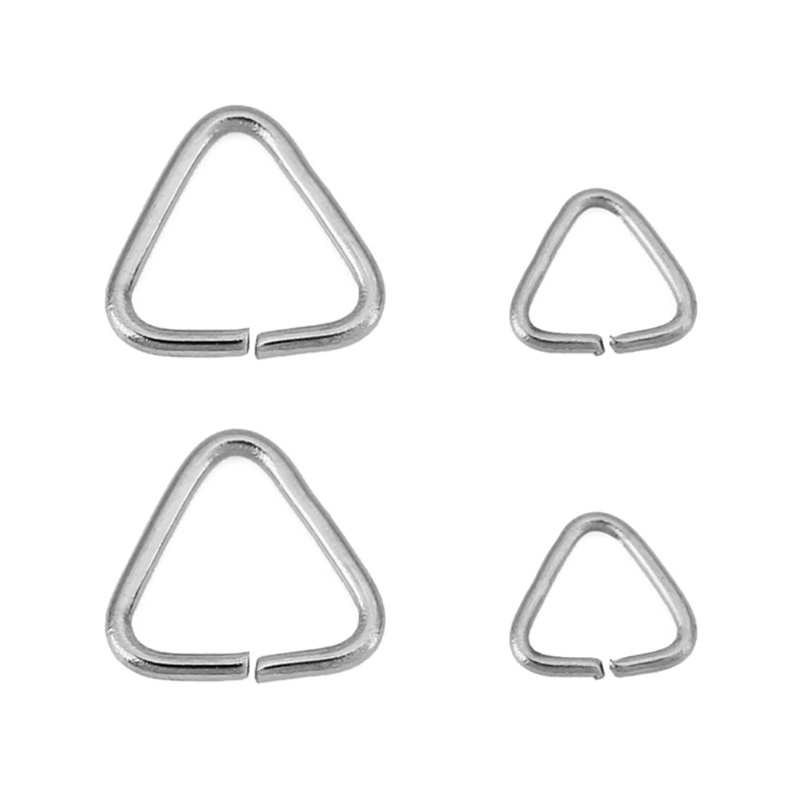 50pcs 5mm 8mm Stainless Steel  - đánh giá và giá Jewelry Making Closed Jump Rings
