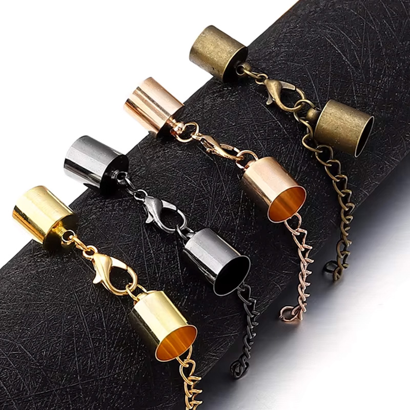 10Sets Leather Cord End Caps W - đánh giá và giá Jewelry Making Class