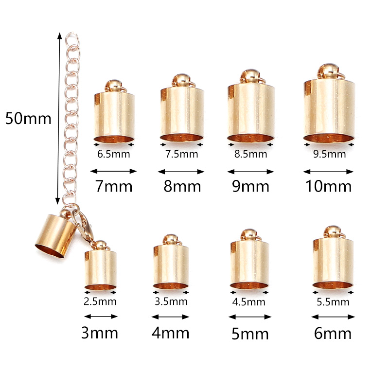 10Sets Leather Cord End Caps W - đánh giá và giá Jewelry Making Class