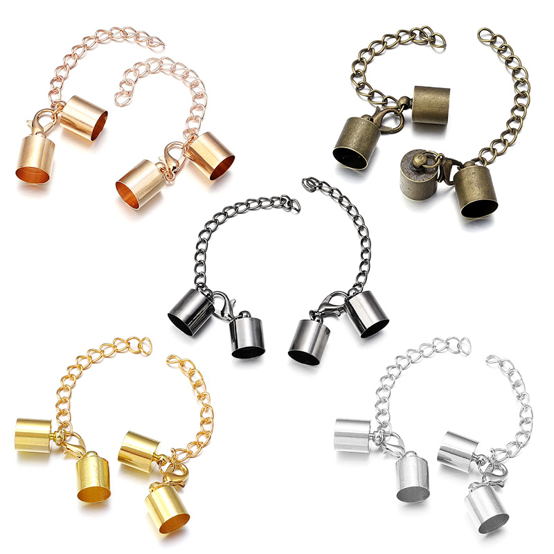 10Sets Leather Cord End Caps W - đánh giá và giá Jewelry Making Class