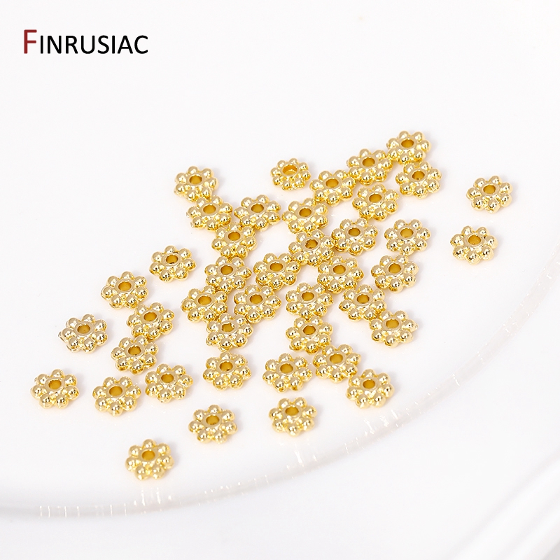 30PCS 4mm/5mm/6mm 14K Real Gol - đánh giá và giá Jewelry Making Bali