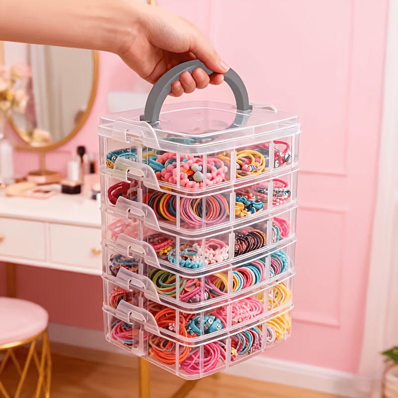 5-layer transparent storage bo - đánh giá và giá Jewelry Making Organizer