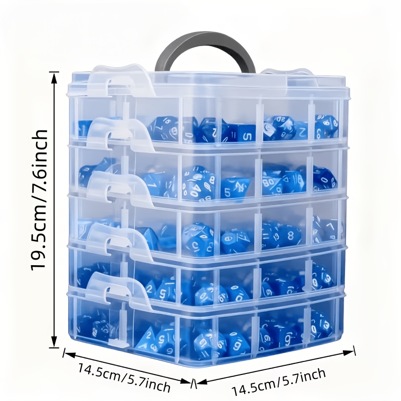 5-layer transparent storage bo - đánh giá và giá Jewelry Making Organizer