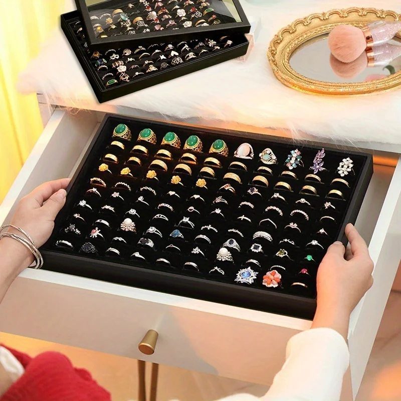 1Set Ring Holder Display Tray  - đánh giá và giá Jewelry Making Organizer