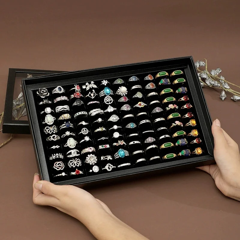 1Set Ring Holder Display Tray  - đánh giá và giá Jewelry Making Organizer