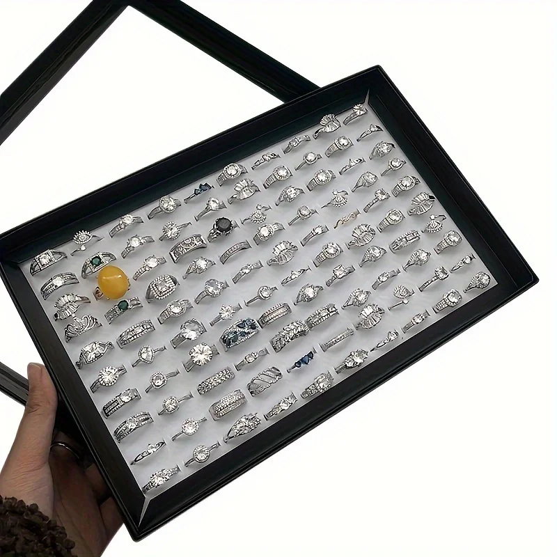 1Set Ring Holder Display Tray  - đánh giá và giá Jewelry Making Organizer