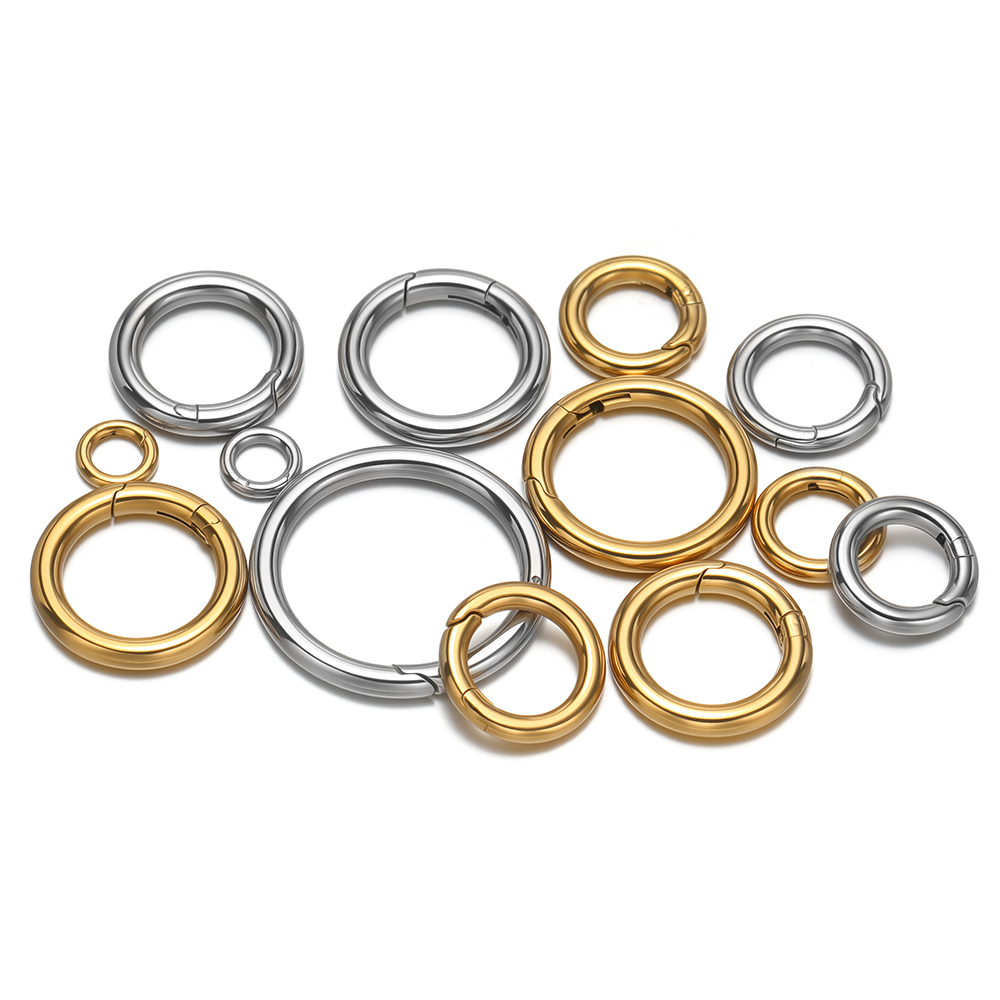2Pcs/Lot Round Spring Clasps S - đánh giá và giá Jewelry Making Class