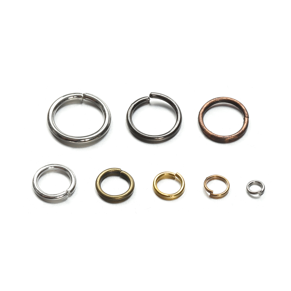 200pcs 3/4/5/6/7/8/10/12mm Met - đánh giá và giá Jewelry Making Closed Jump Rings