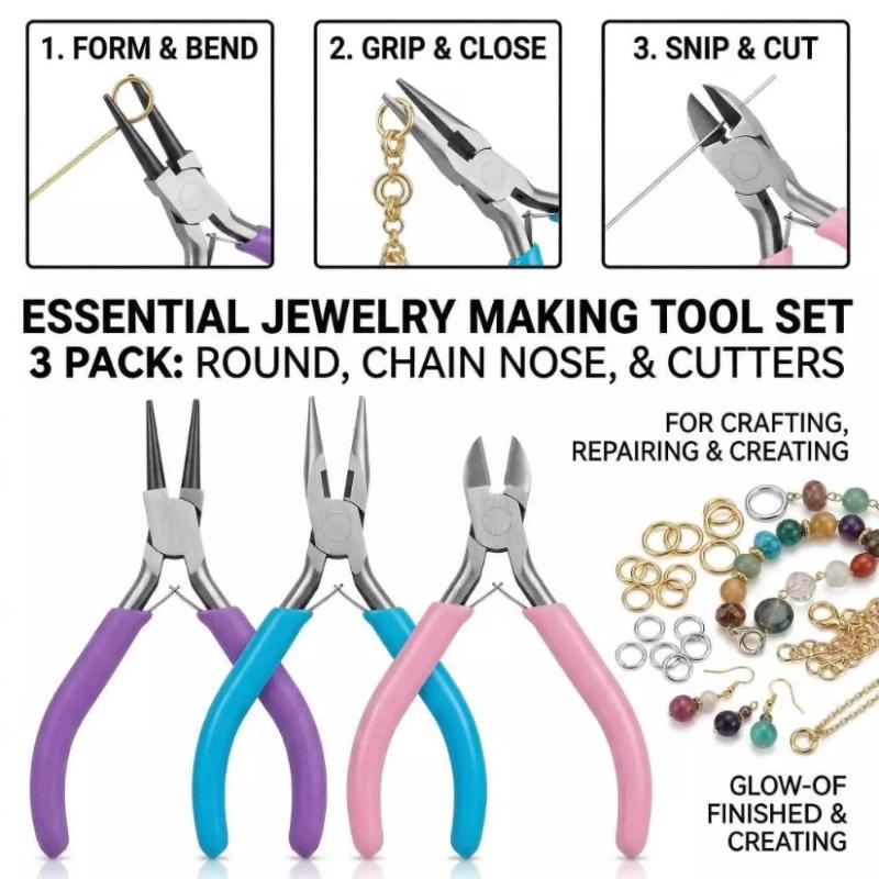 【L】1/3PCS Jewelry Making Plier - đánh giá và giá Jewelry Making Round Nose Pliers