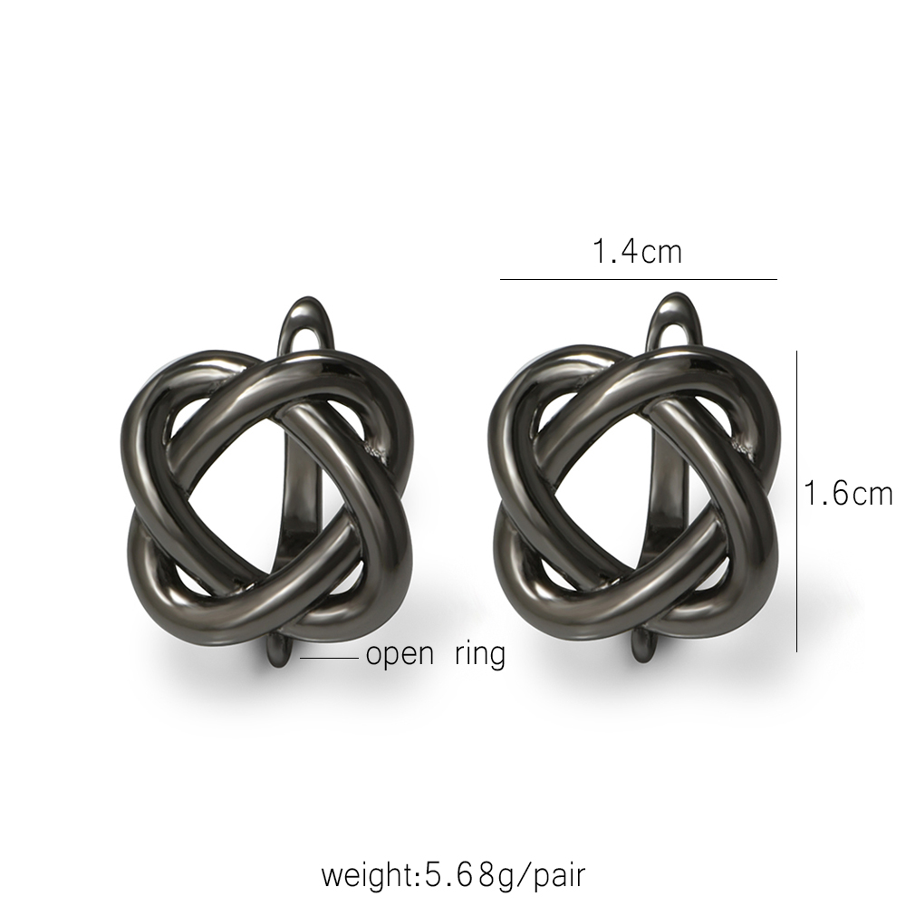 YANASI 1 Pair Gun Black  Brass - đánh giá và giá Jewelry Making Class