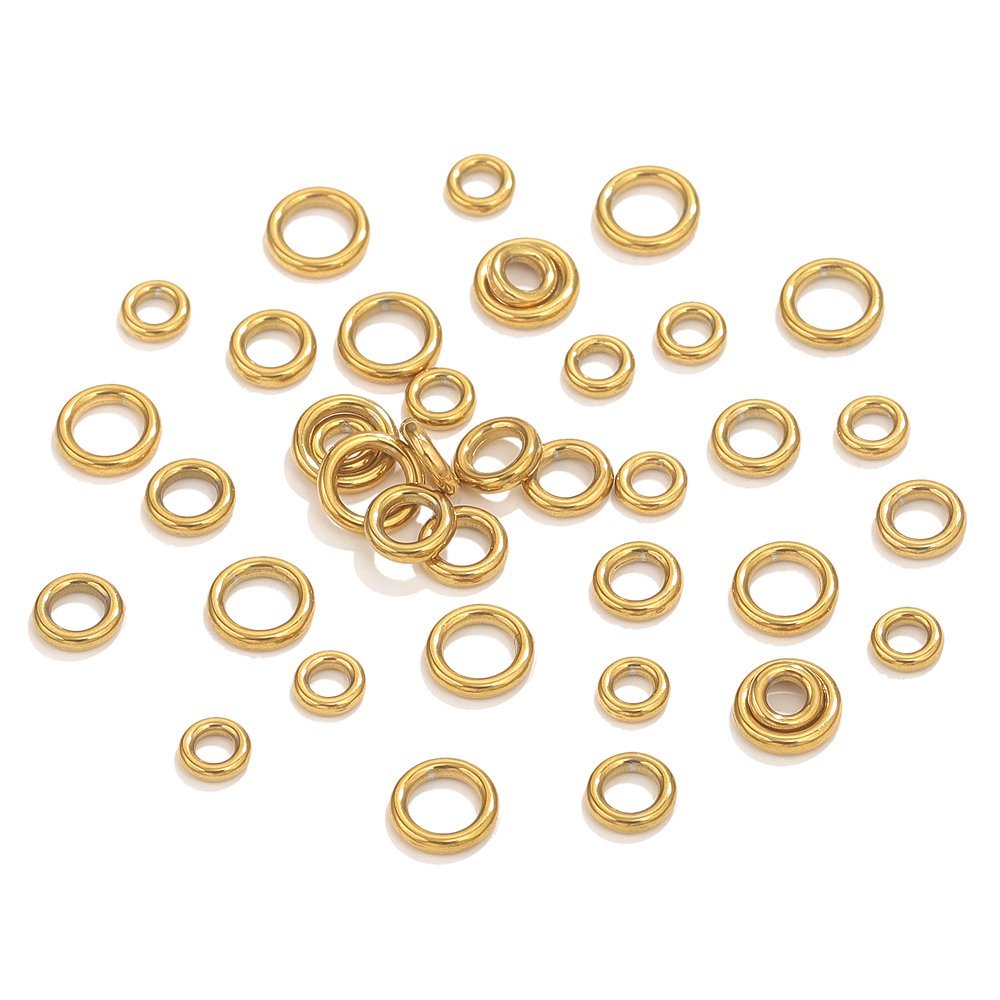 50pcs Stainless Steel O Ring G - đánh giá và giá Jewelry Making Closed Jump Rings