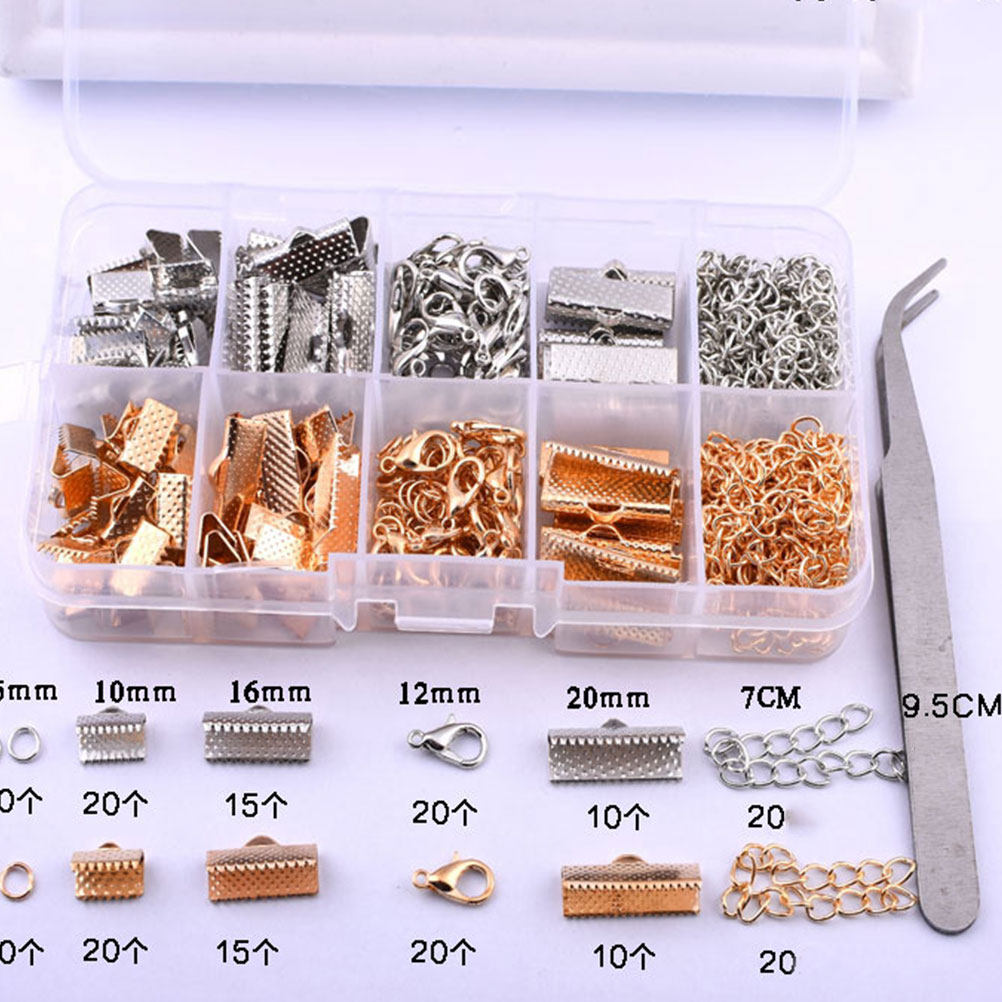 371Pcs Gold Necklace Buckle Je - đánh giá và giá Jewelry Making Tool Kit