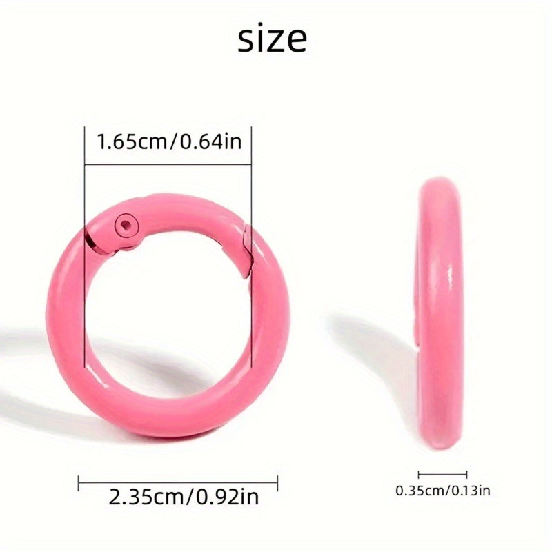 10PCS 23.5mm Metal Spring O Ri - đánh giá và giá Jewelry Making Loops
