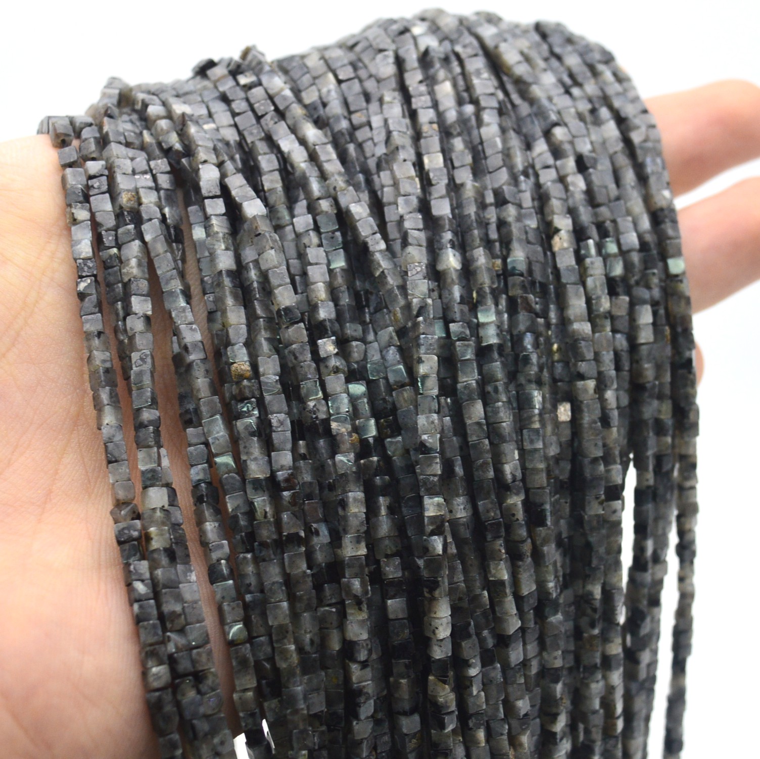 2Mm 4Mm Xám Tự Nhiên Labradori - đánh giá và giá Jewelry Making Store