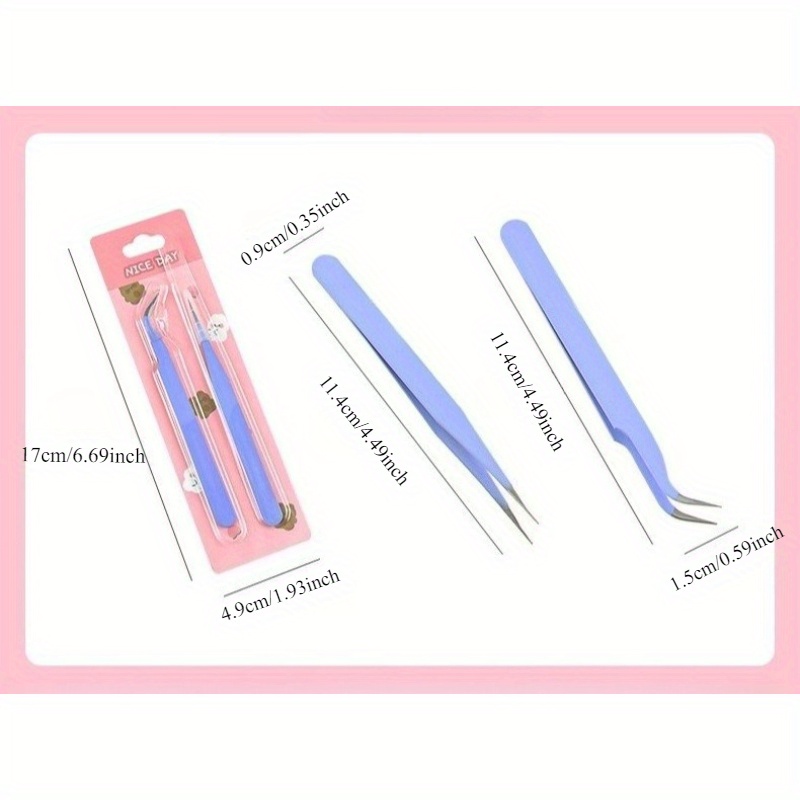 6pcs Tweezers Set - Angle and  - đánh giá và giá Jewelry Making Tool Kit