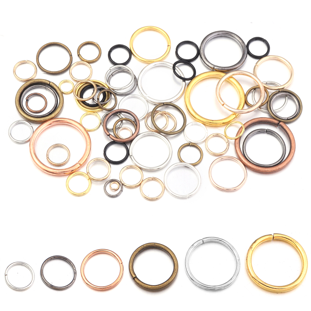 50-200Pcs/Lot 3-20mm Single Lo - đánh giá và giá Jewelry Making Closed Jump Rings