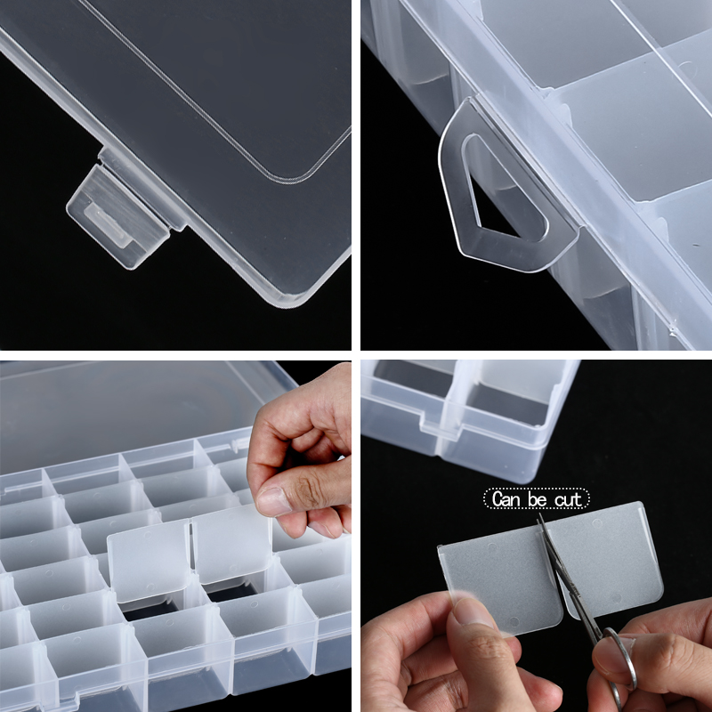 36 Grids Plastic Organizer Box - đánh giá và giá Jewelry Making Organizer